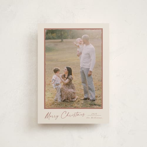 This is a christmas rose christmas postcards with standard by Petra Kern called frame printing on signature in postcard