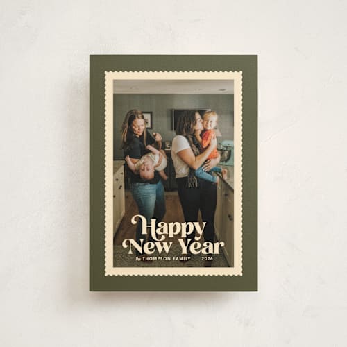 This is a pine christmas postcards with standard by Robert and Stella called posted printing on signature in postcard