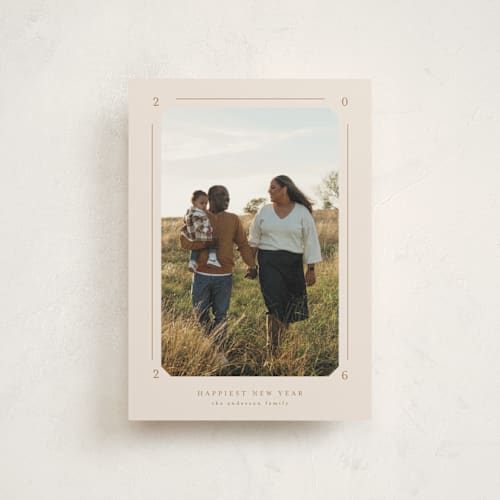 This is a vanilla christmas postcards with standard by Claudia Orengo called photo album printing on signature in postcard