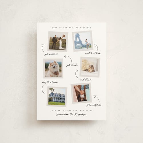 This is a snow christmas postcards with standard by Heather Schertzer called for the archives printing on signature in postcard