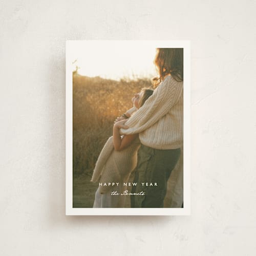 This is a snowdrop christmas postcards with standard by Corinne Malesic called the way it is printing on signature in postcard