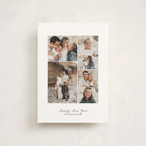 This is a snow christmas postcards with standard by Itsy Belle Studio called multi minimal printing on signature in postcard