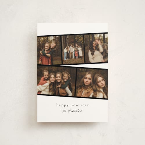 This is a snowflake christmas postcards with standard by Jessica Williams called fancy film printing on signature in postcard