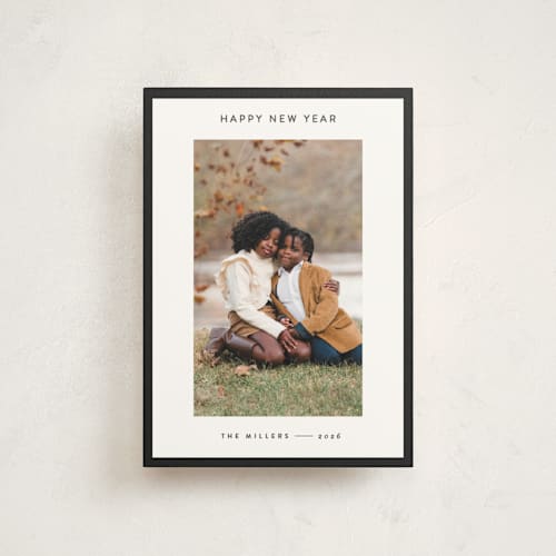 This is a charcoal christmas postcards with standard by JoAnn Jinks called border printing on signature in postcard