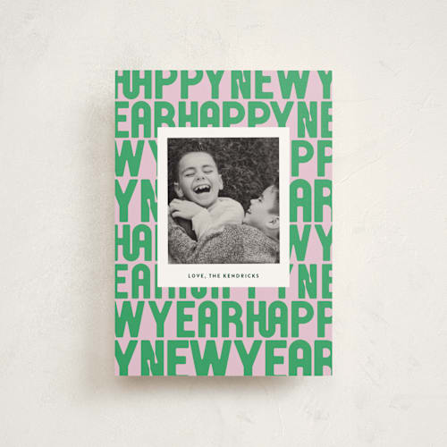 This is a candy christmas postcards with standard by Up Up Creative called letters printing on signature in postcard