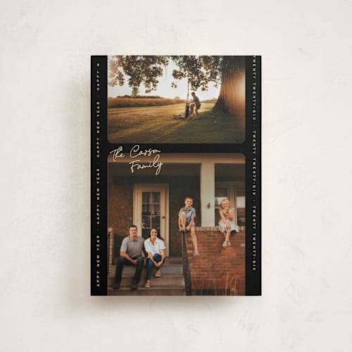 This is a retro christmas postcards with standard by Pixel and Hank called characteristic printing on signature in postcard