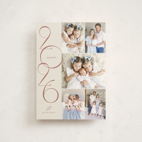 This is a chai christmas postcards with standard by Jessica Williams called stacked gallery printing on signature in postcard