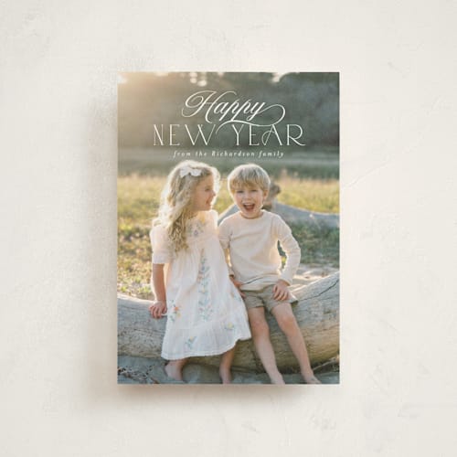 This is a snow christmas postcards with standard by Deynaaz Daraei called ashby printing on signature in postcard