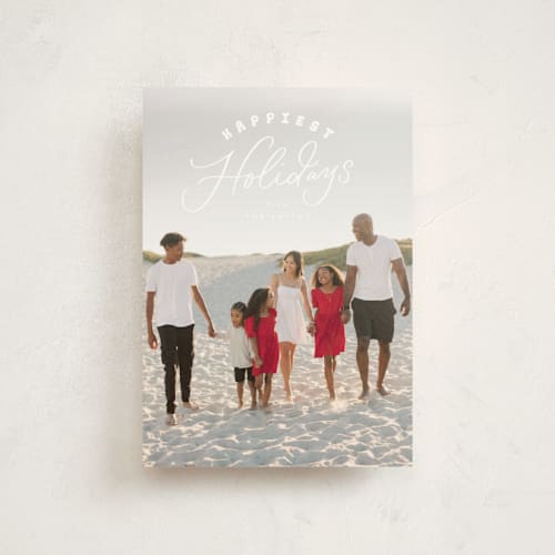 This is a snow christmas postcards with standard by Everett Paper Goods called paisley printing on signature in postcard