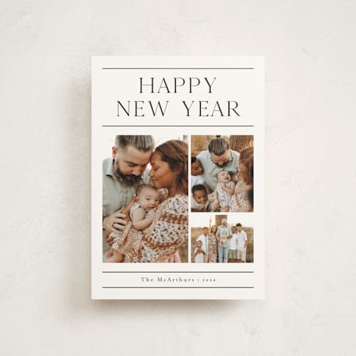 This is a cotton christmas postcards with standard by Stacey Meacham called newsletter printing on signature in postcard