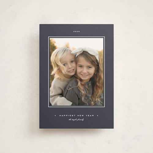 This is a blue jay christmas postcards with standard by Blustery August called torrone printing on signature in postcard