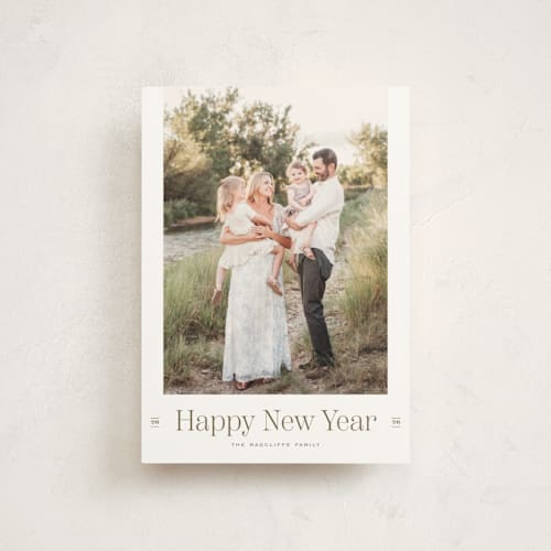 This is a olive christmas postcards with standard by chocomocacino called mandazi printing on signature in postcard