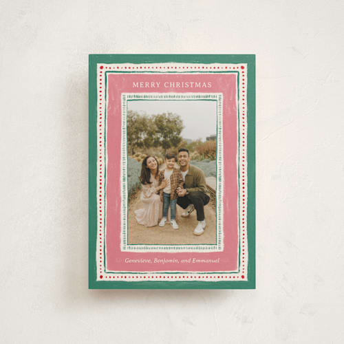 This is a candy christmas postcards with standard by Kercia Jane called painted jubilance printing on signature in postcard