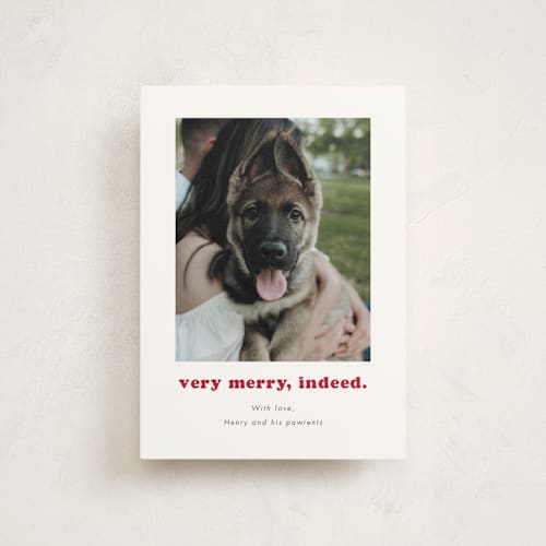 This is a peppermint christmas postcards with standard by Kristen Knechtel called indeed printing on signature in postcard