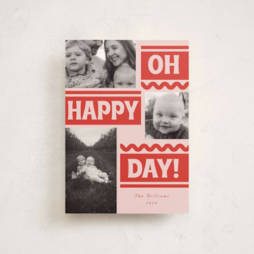 This is a winter rose christmas postcards with standard by Baumbirdy called ski slope printing on signature in postcard