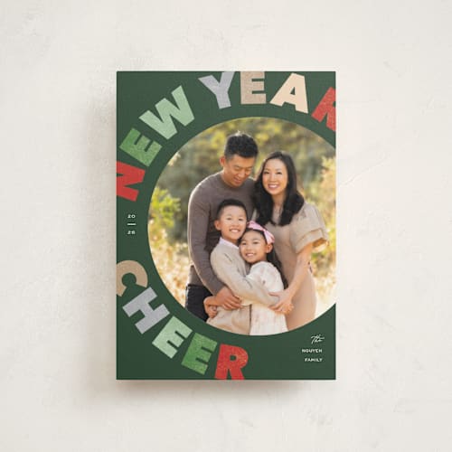 This is a tree farm christmas postcards with standard by Pixel and Hank called merry-go-round printing on signature in postcard