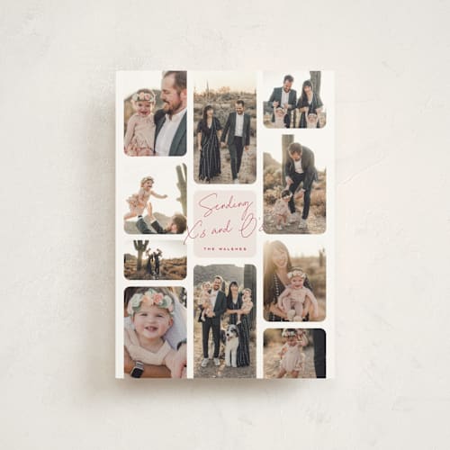 This is a mulled wine valentine postcards with standard by Leah Bisch called valentine reel printing on signature in postcard