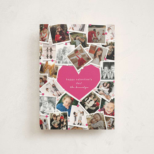 This is a bubblegum valentine postcards with standard by fatfatin called family love printing on signature in postcard