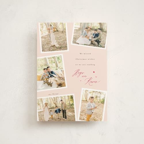 This is a scarlet valentine postcards with standard by Benita Crandall called love collage printing on signature in postcard