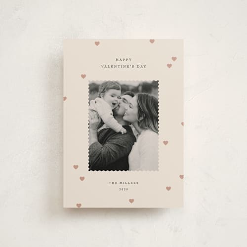 This is a powder valentine postcards with standard by Sumak Studio called soft & sweet printing on signature in postcard