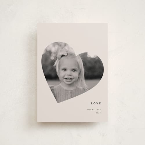 This is a rose valentine postcards with standard by Sumak Studio called minimal printing on signature in postcard