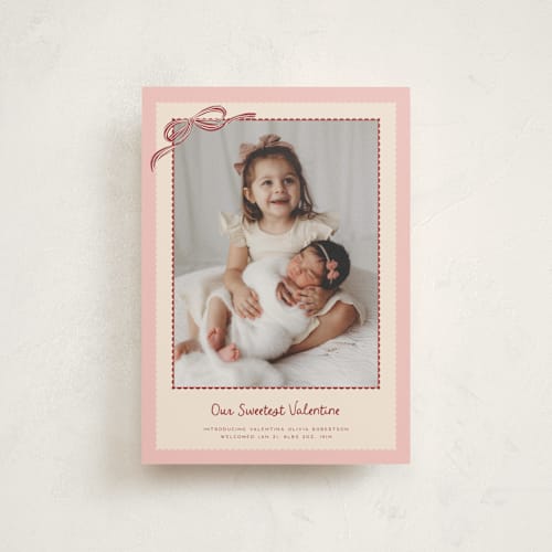 This is a rose valentine postcards with standard by Jenna Holcomb called our sweetest valentine printing on signature in postcard