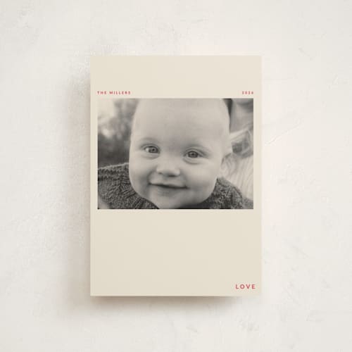 This is a cupcake valentine postcards with standard by Sumak Studio called simple love printing on signature in postcard