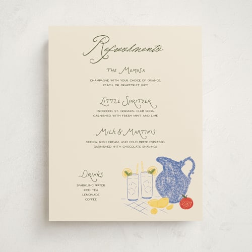 This is a provincial baby shower decorations with standard by Jenna Holcomb called farmer's market printing on doublethick in 11x14