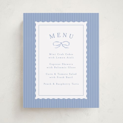 This is a cornflower baby shower decorations with standard by Erin L. Wilson called dorothy printing on doublethick in 8x10