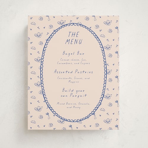 This is a fine china baby shower decorations with standard by Carmia Jordaan called doodle tea party printing on doublethick in 8x10