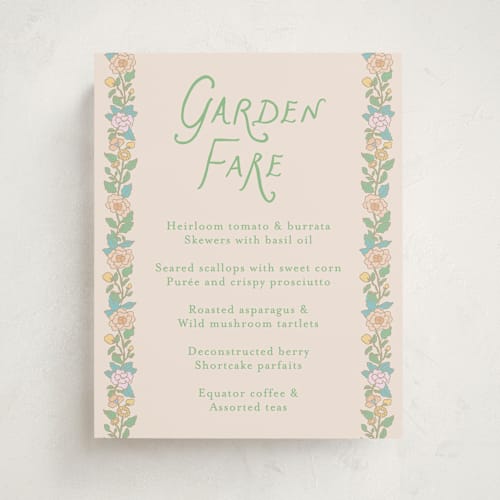 This is a sky baby shower decorations with standard by Creo Study called vintage blossom printing on doublethick in 8x10