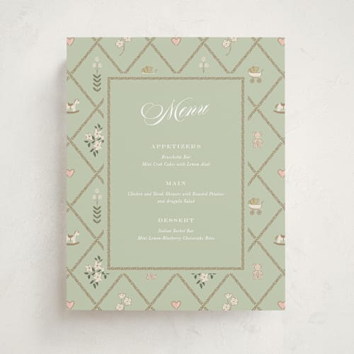 This is a sprinkles baby shower decorations with standard by Leah Bisch called a new chapter printing on doublethick in 8x10