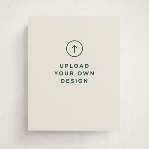 This is a a baby shower decorations with standard by Minted called upload your own design printing on doublethick in 8x10