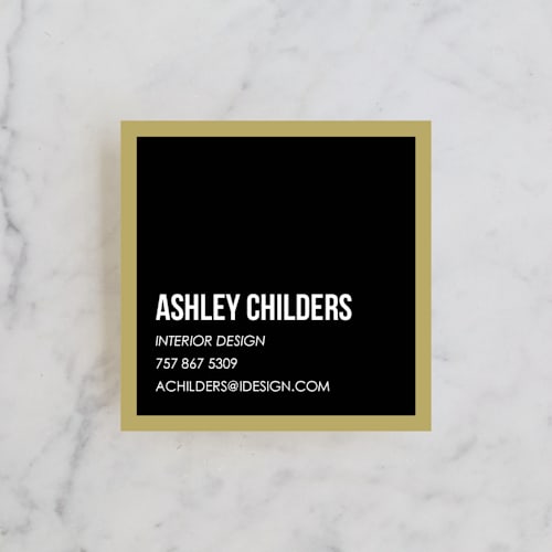 This is a straw business cards by Melanie Locher called citrus chevrons printing on signature in standard