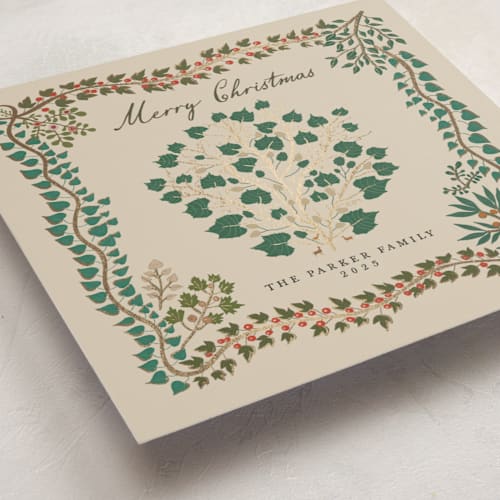 This is a pinecone met with foil pressed by Maja Cunningham called tree of life printing on signature in standard