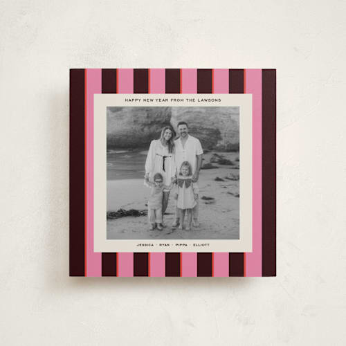 This is a gumdrop holiday photo cards with standard by Megan Davis called polo printing on recycled smooth signature in square