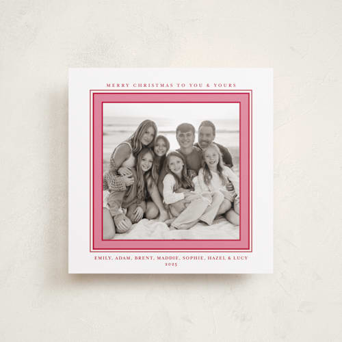 This is a gumdrop holiday photo cards with standard by Alston Foster called colorful wishes printing on recycled smooth signature in square