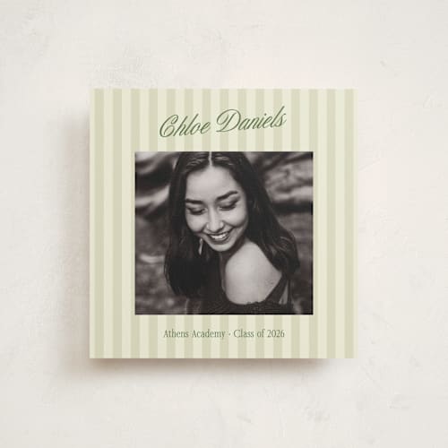 This is a pistachio graduation announcements with standard by Cindy Reynolds called certified success printing on recycled smooth signature in standard