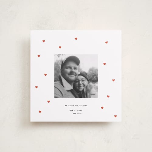 This is a heart valentines day with standard by Blustery August called locket printing on recycled smooth signature in square