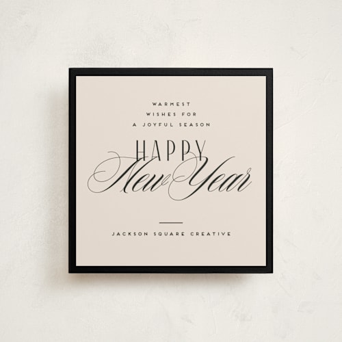 This is a ink business holiday cards with standard by Kristie Kern called hampton printing on signature in standard