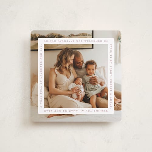 This is a barn babys first christmas with standard by Kelsey Mucci called the greatest gift of all printing on recycled smooth signature in standard