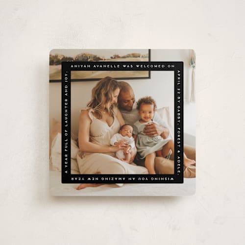 This is a midnight babys first christmas with standard by Kelsey Mucci called the greatest gift of all printing on recycled smooth signature in standard