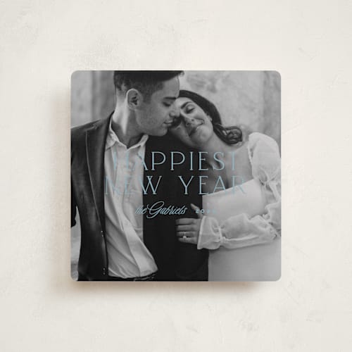 This is a ice holiday photo cards with standard by JoAnn Jinks called balance center printing on recycled smooth signature in square