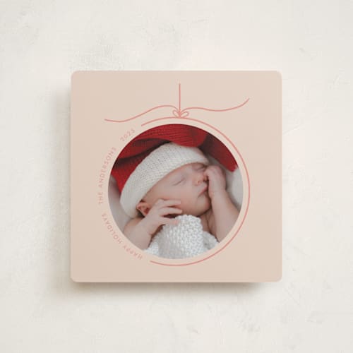 This is a gumdrop holiday photo cards with standard by Jelena Vuletic called crystal printing on recycled smooth signature in standard