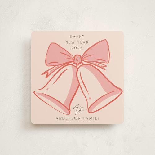 This is a gumdrop non photo holiday cards with standard by Claudia Orengo called scribbells printing on signature in standard