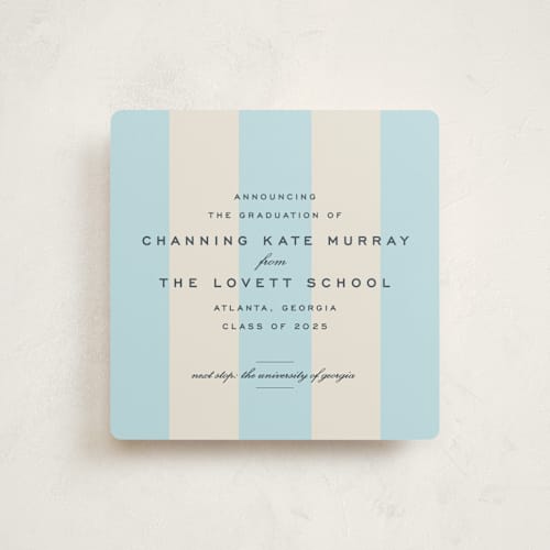 This is a lion graduation announcements with standard by Megan Davis called campania printing on signature in standard