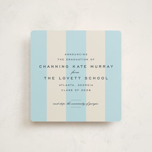 This is a lion graduation announcements with standard by Megan Davis called campania printing on signature in standard