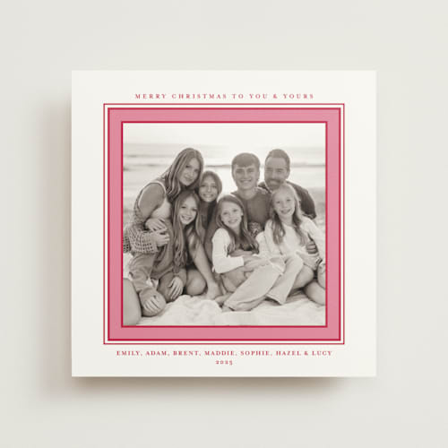 This is a gumdrop photo mount holiday cards with standard by Alston Foster called colorful wishes printing on recycled in photo_mount