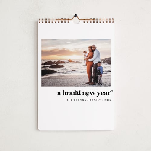 This is a cloud photo calendars by Leah Ragain called simple statement printing on premium calendar paper in standard