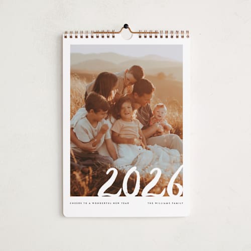This is a pearl photo calendars by Jennifer Lew called sincere year printing on premium calendar paper in standard